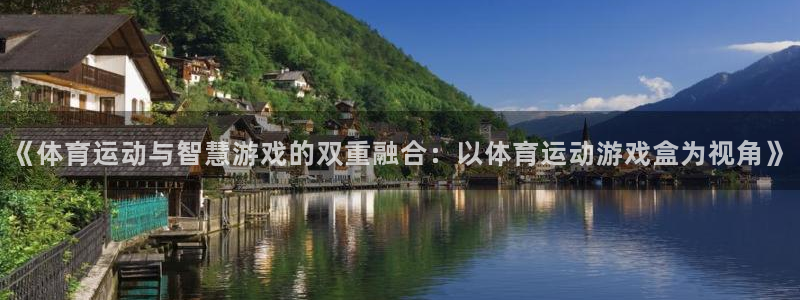 蓝图娱乐4平台注册：《体育运动与智慧游戏的双重融合：以体育运动游戏盒为视角》