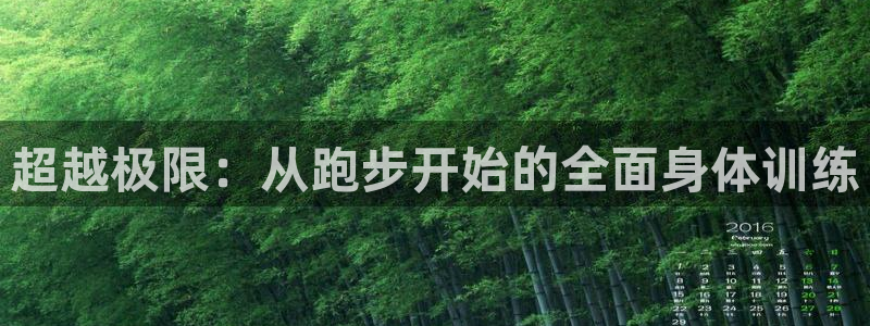 蓝图娱乐体育2：超越极限：从跑步开始的全面身体训练